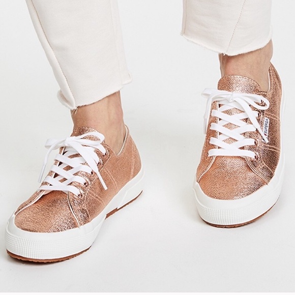 superga cotu rose gold